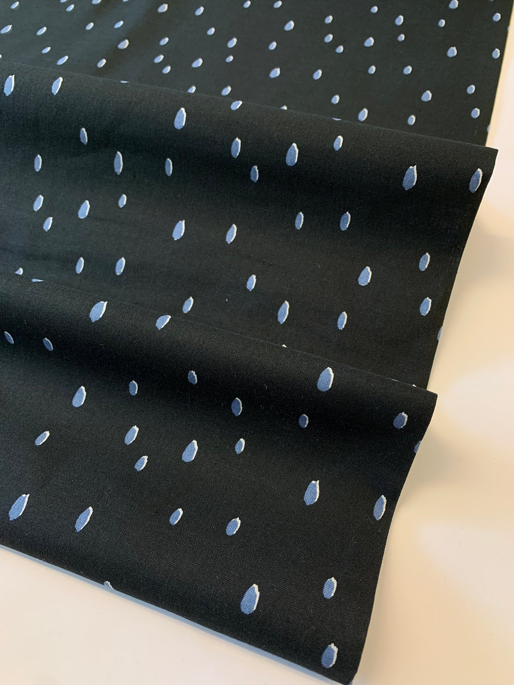 RAINDROPS/ Japanese Cotton Linen