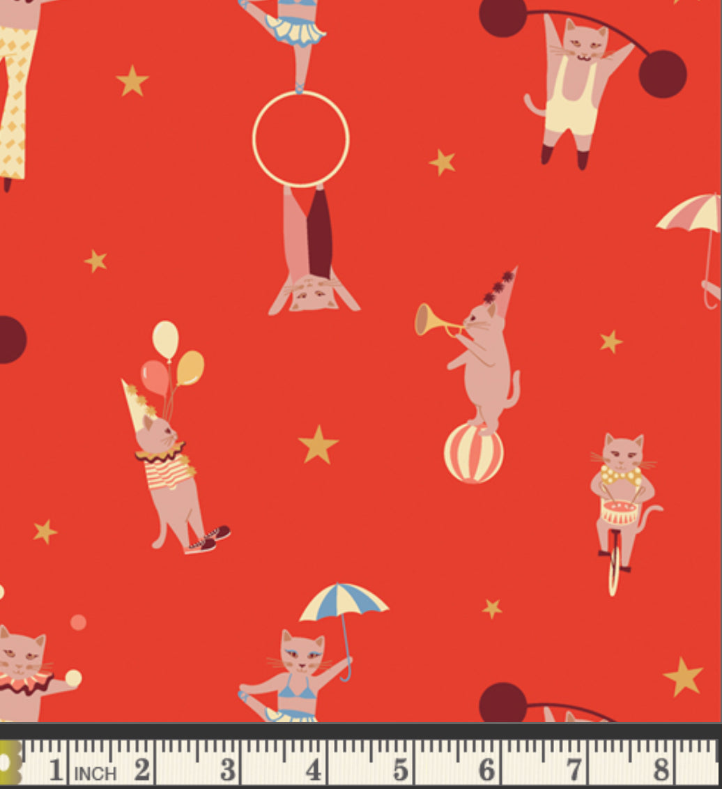 Art Gallery Fabrics/ PURR PARADE Purrfect Performers Warm