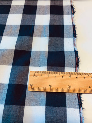 COTTON GINGHAM CHECK/ 1 inch