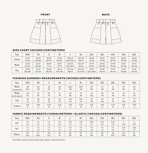 Matchy Matchy Sewing Club/ Weekend Chore Shorts PDF