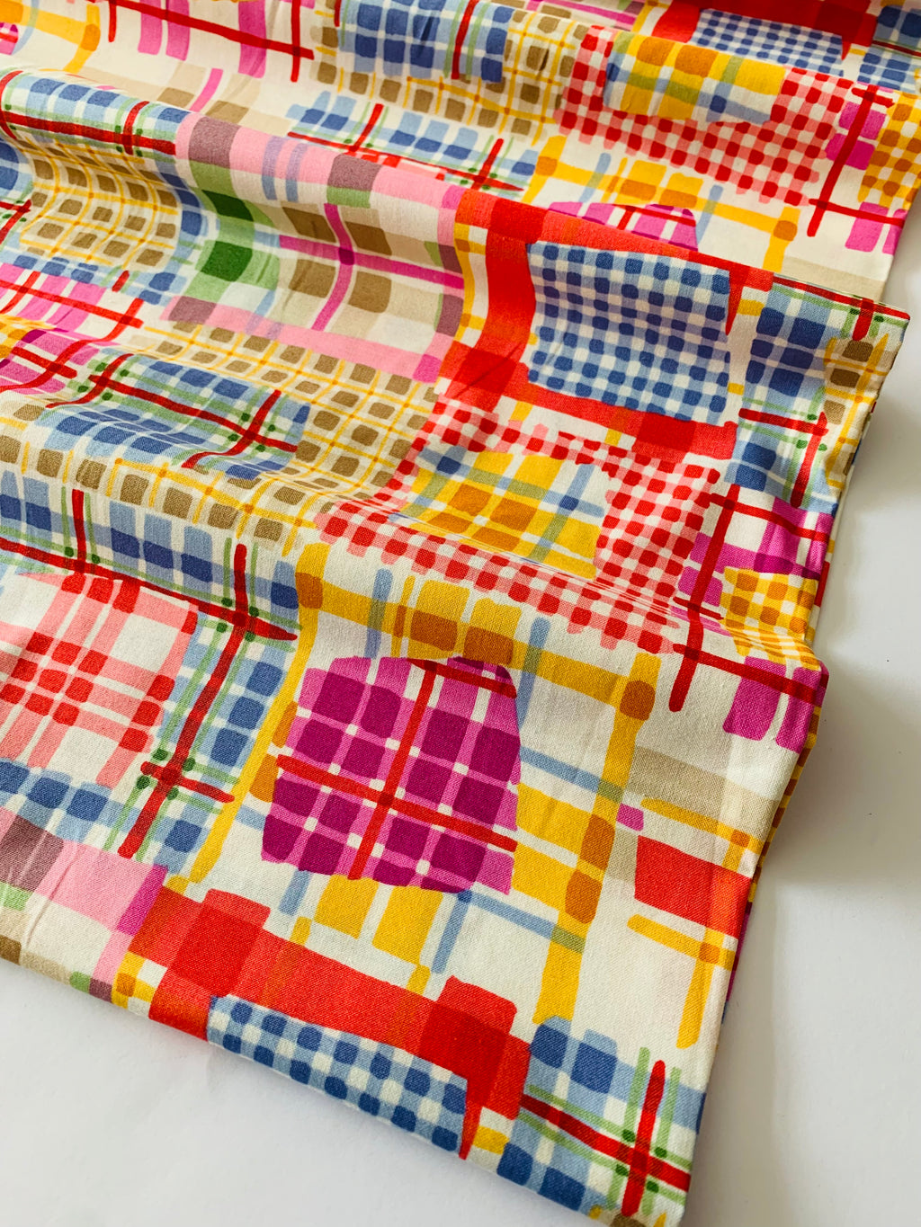 Alexander Henry: Mad For Plaid/ Bright on cotton