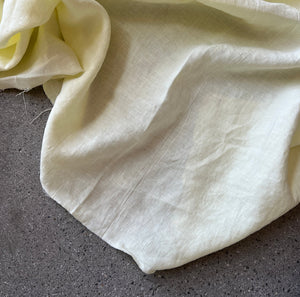 LINUM/ Heavy Weight Antique Wash Linen in Pannacotta