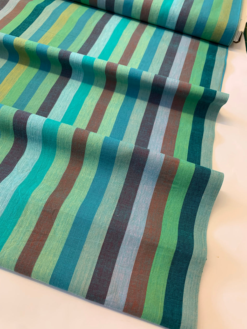 Kaffe Fassett Woven Stripes/ Broad in Azure