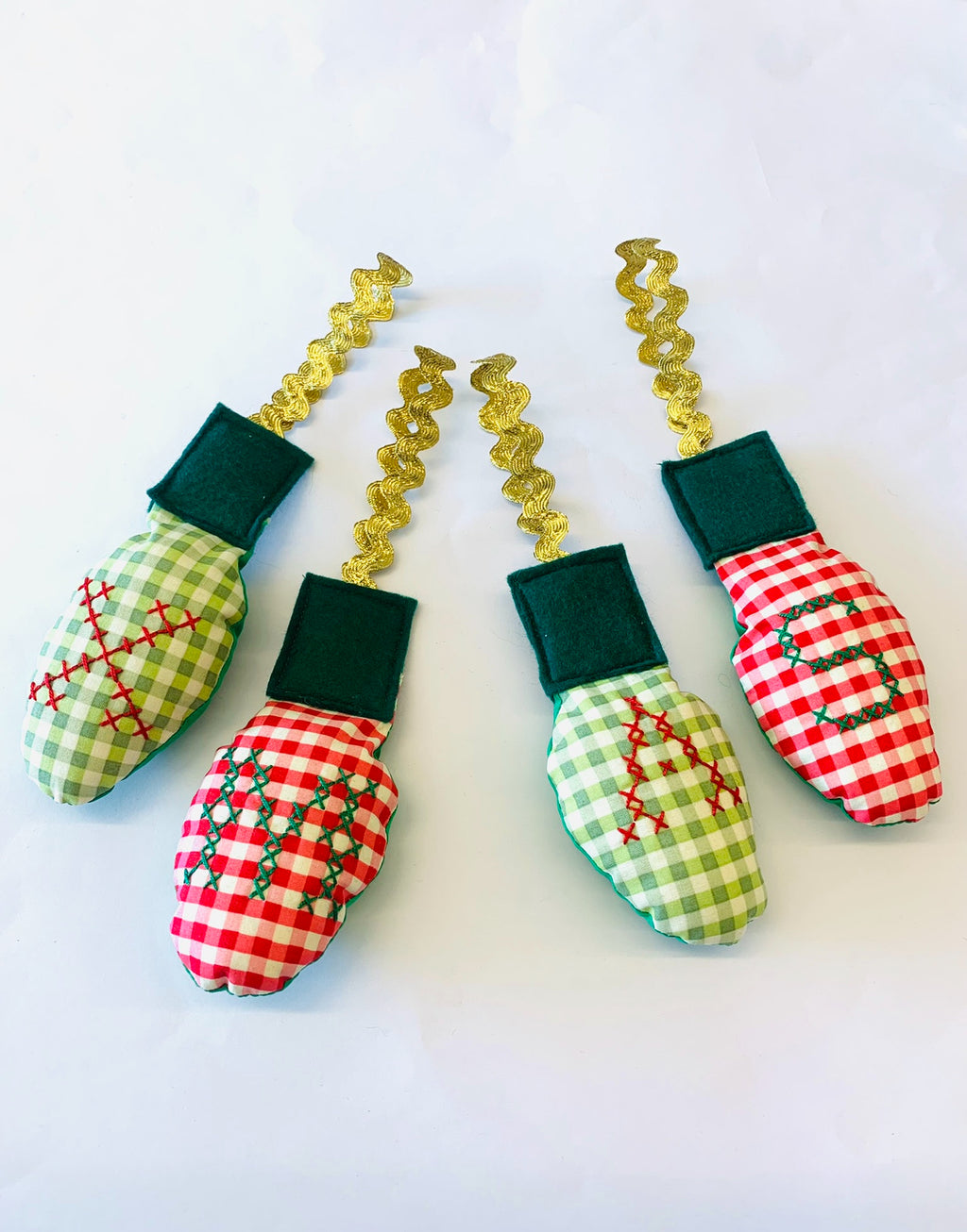 Cross Stitched Christmas Ornament Kit