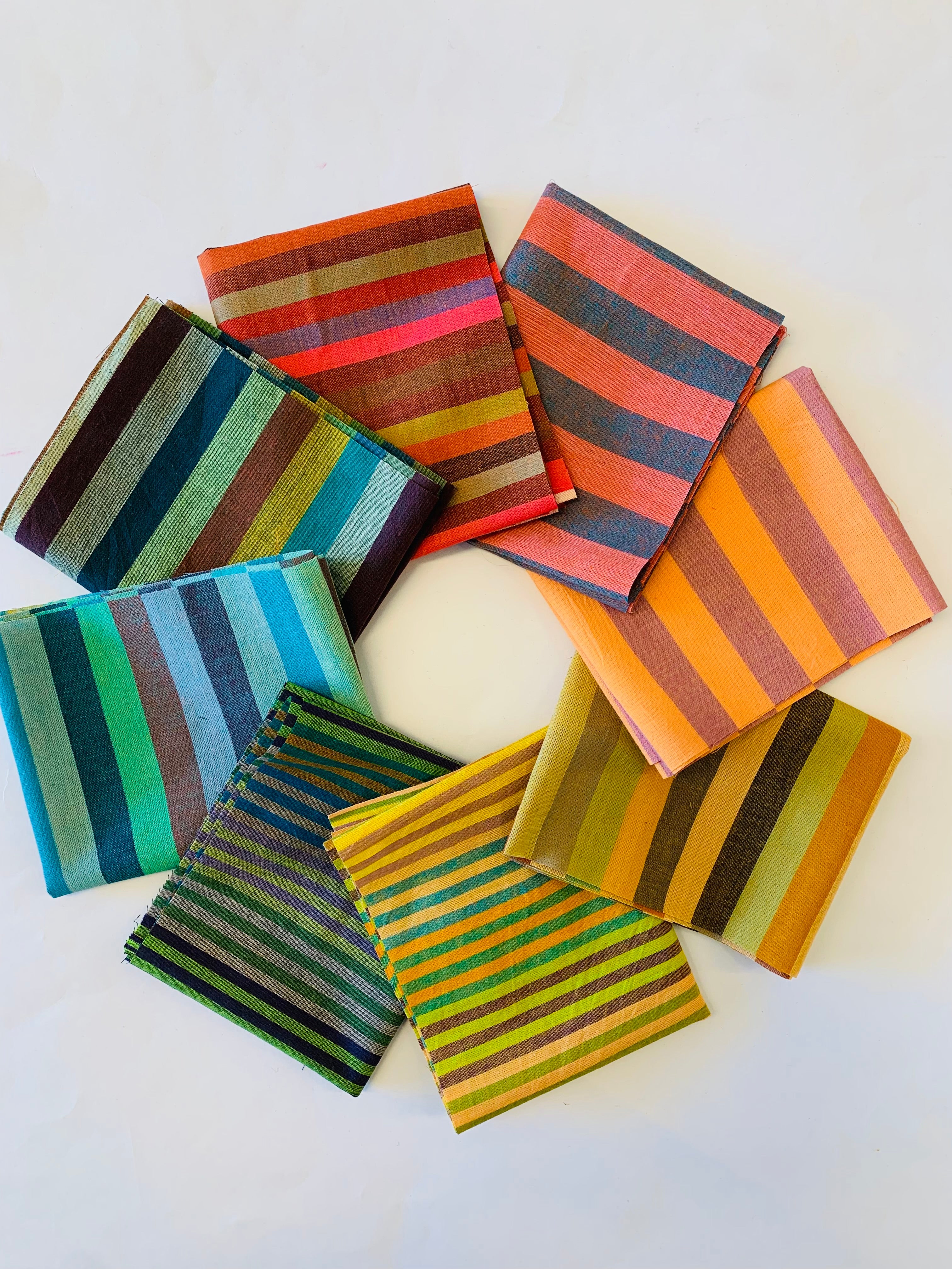 KAFFE FASSETT Woven Stripe Fat 8th Bundle