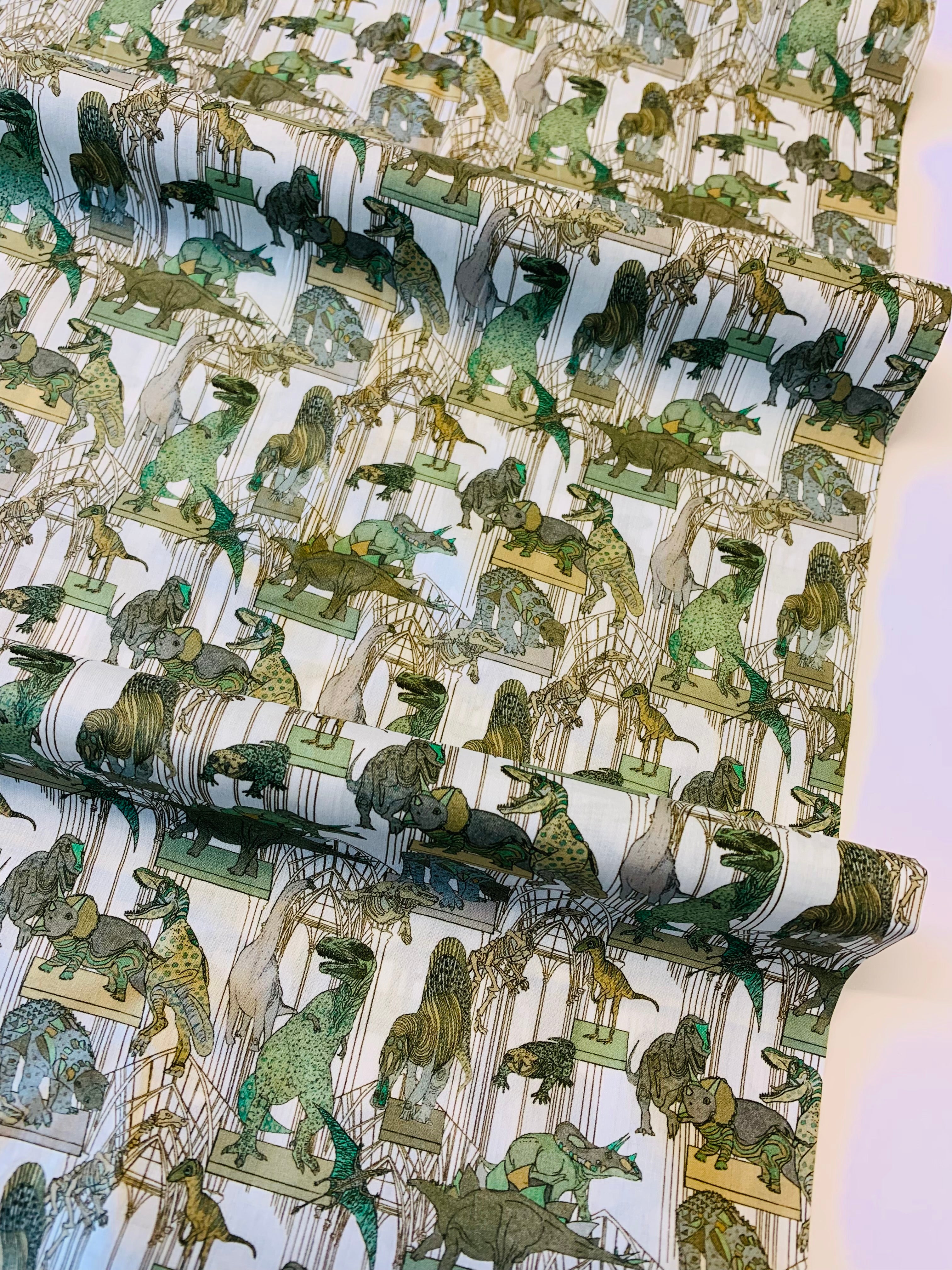 AW 24 Liberty Fabrics Tana Lawn/ Brian Wildsmith: Claws Roars & Dinosaurs