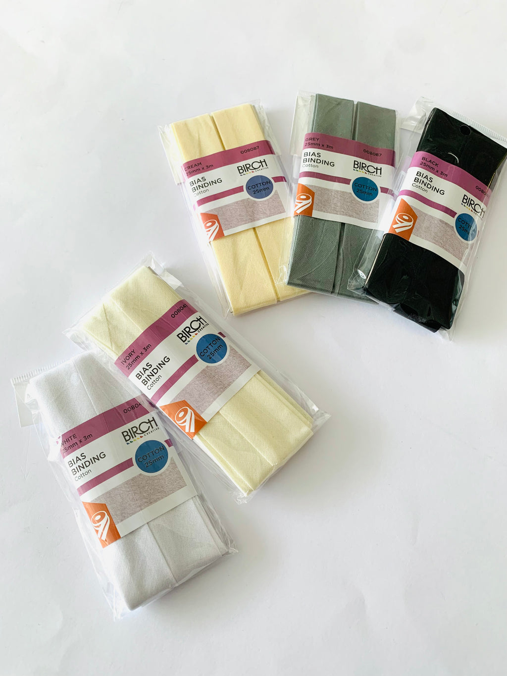 Birch: Cotton bias binding