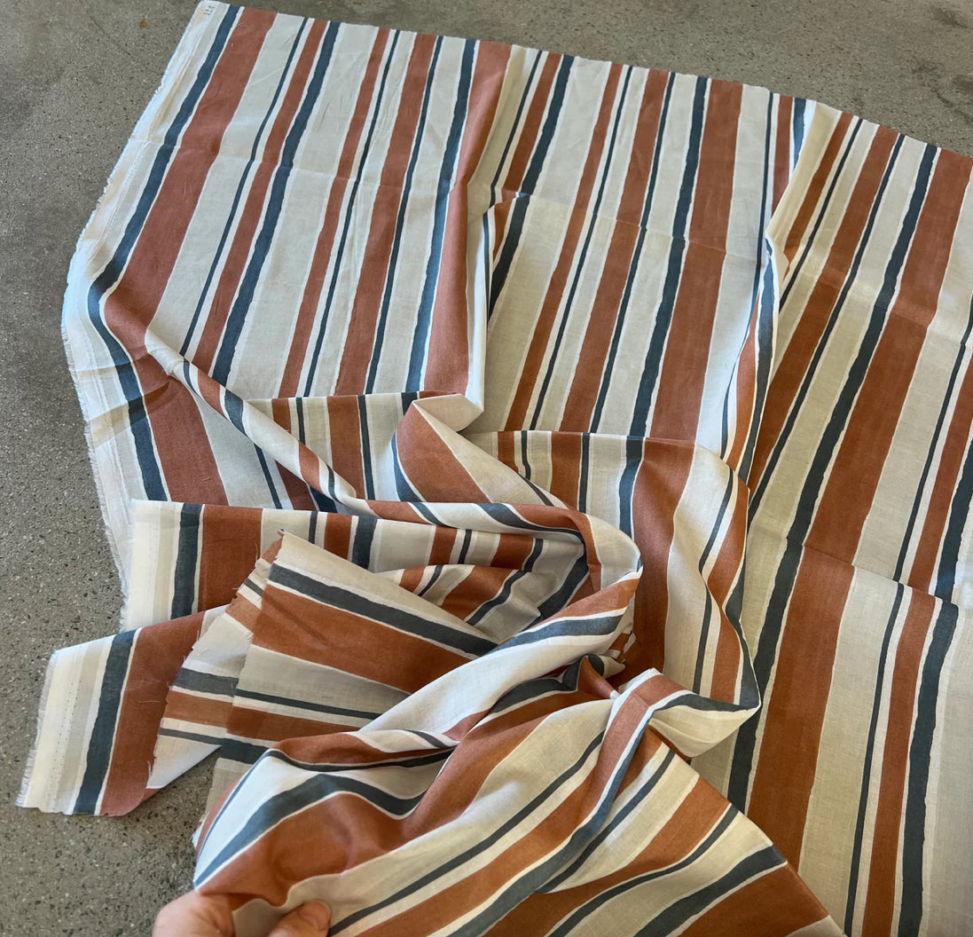 TIDAL/ Cotton Print in Bronze