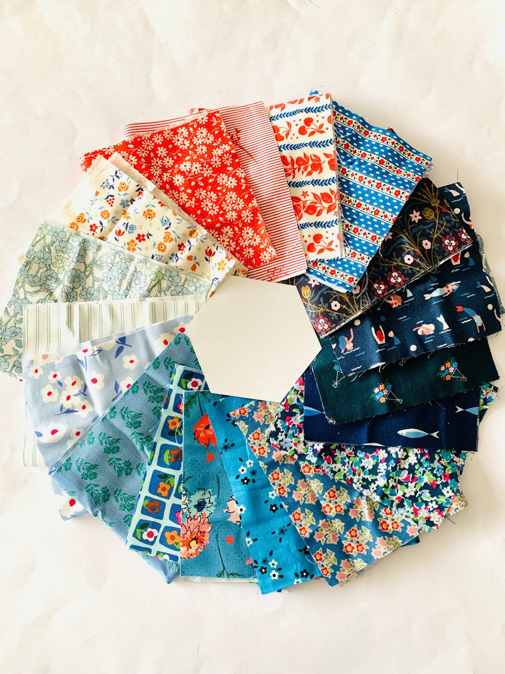 The Young Quilter Society SEW ALONG Starter Kit/ EPP Hexies