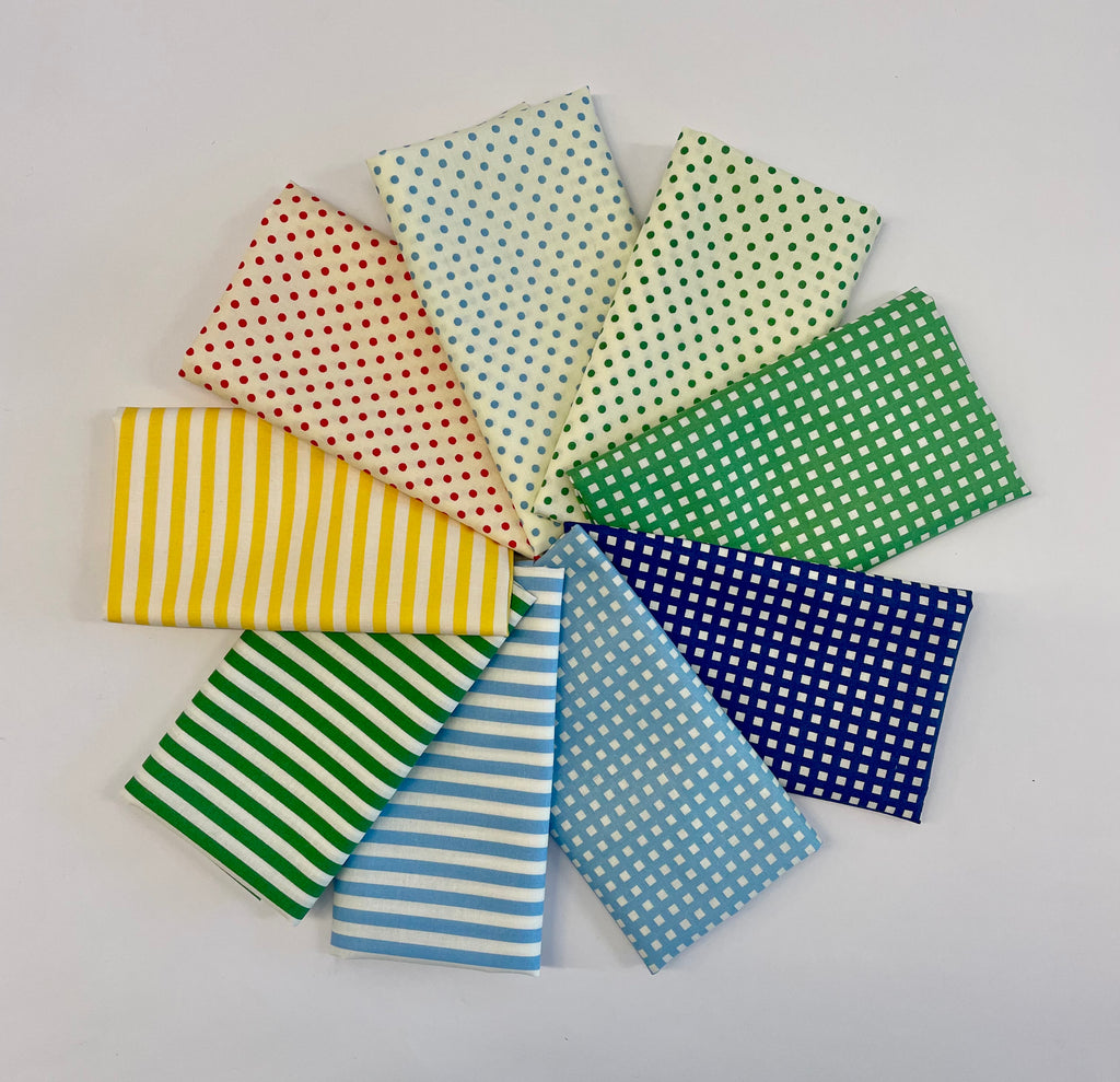 Happy Sweet Spots/Checks/Stripes Fat 8th Bundle
