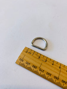 Suliivans Metal D Rings- 20mm/ Silver