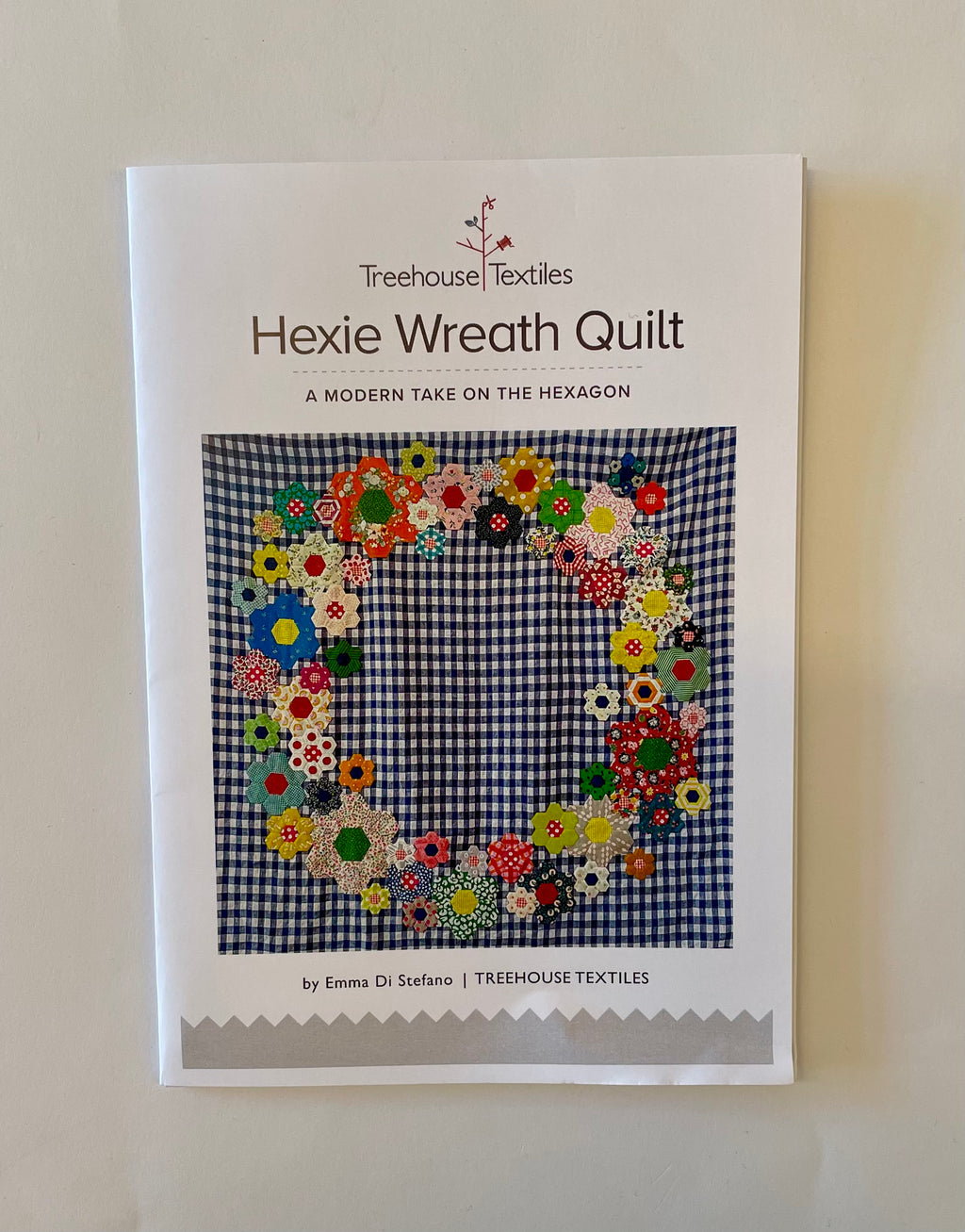 Treehouse Textiles/ Hexie Wreath Quilt