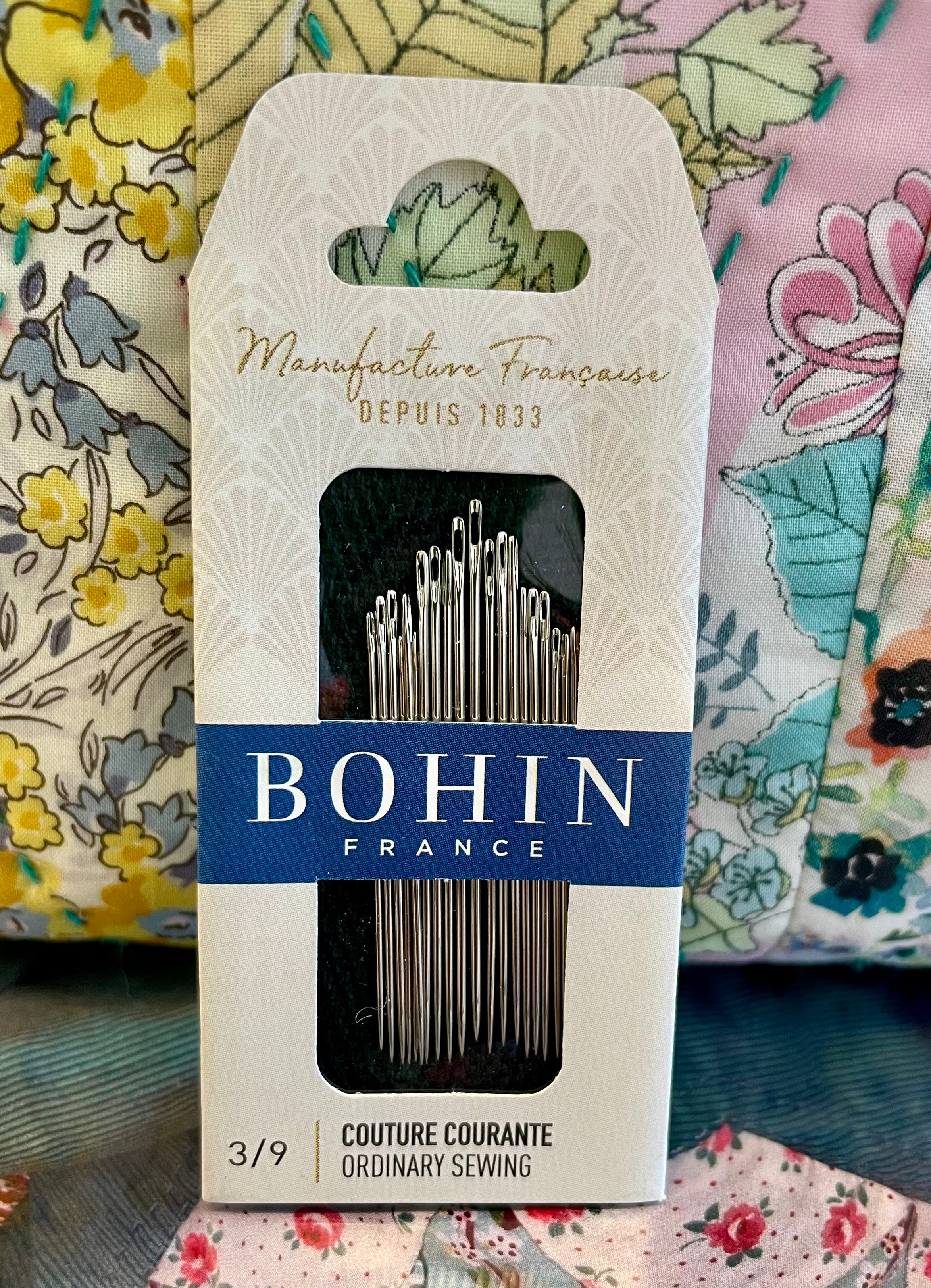 Bohin Ordinary Sewing Needles Sizes 3/9