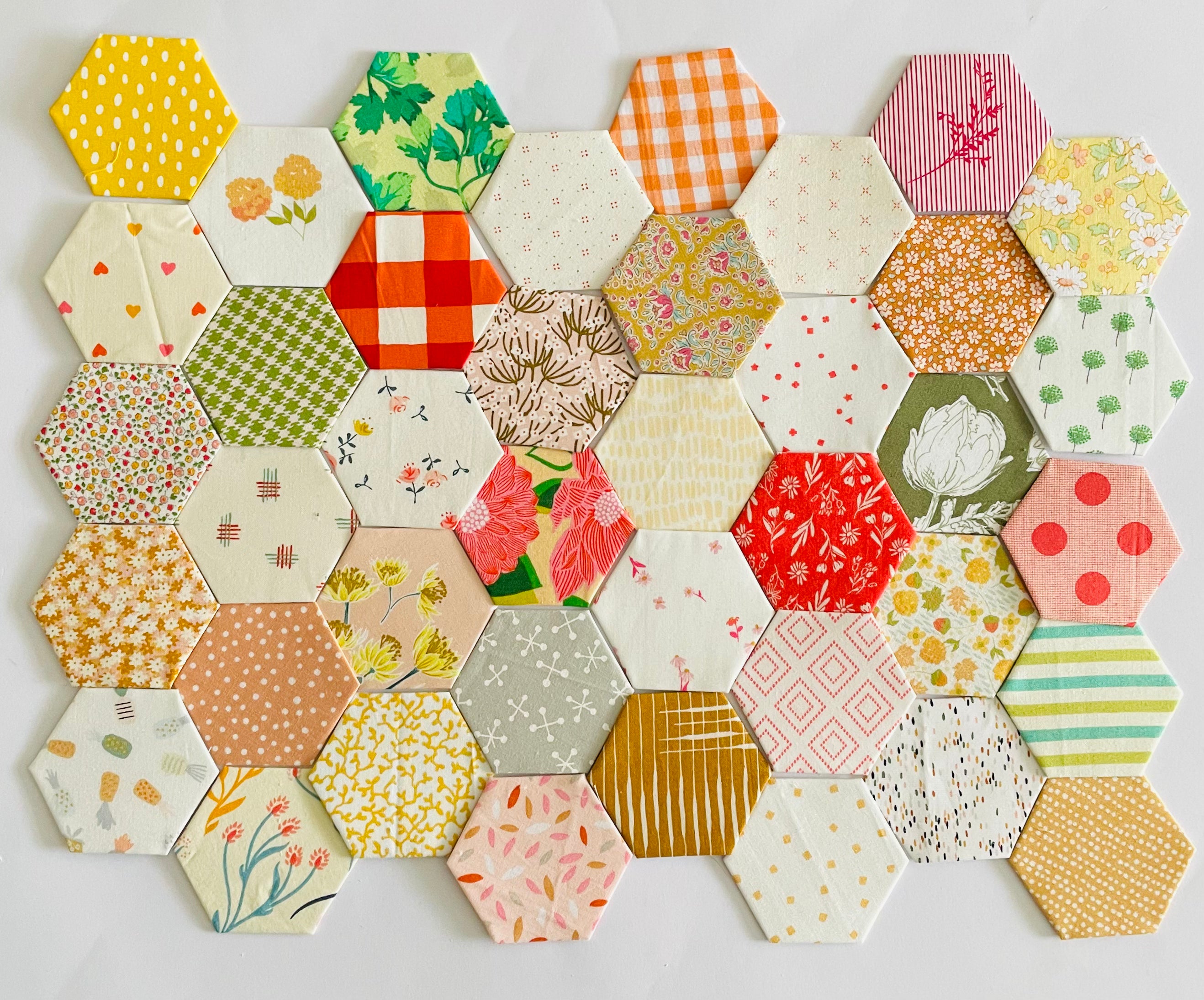 Pre Covered 3/4" EPP Hexagons Pack