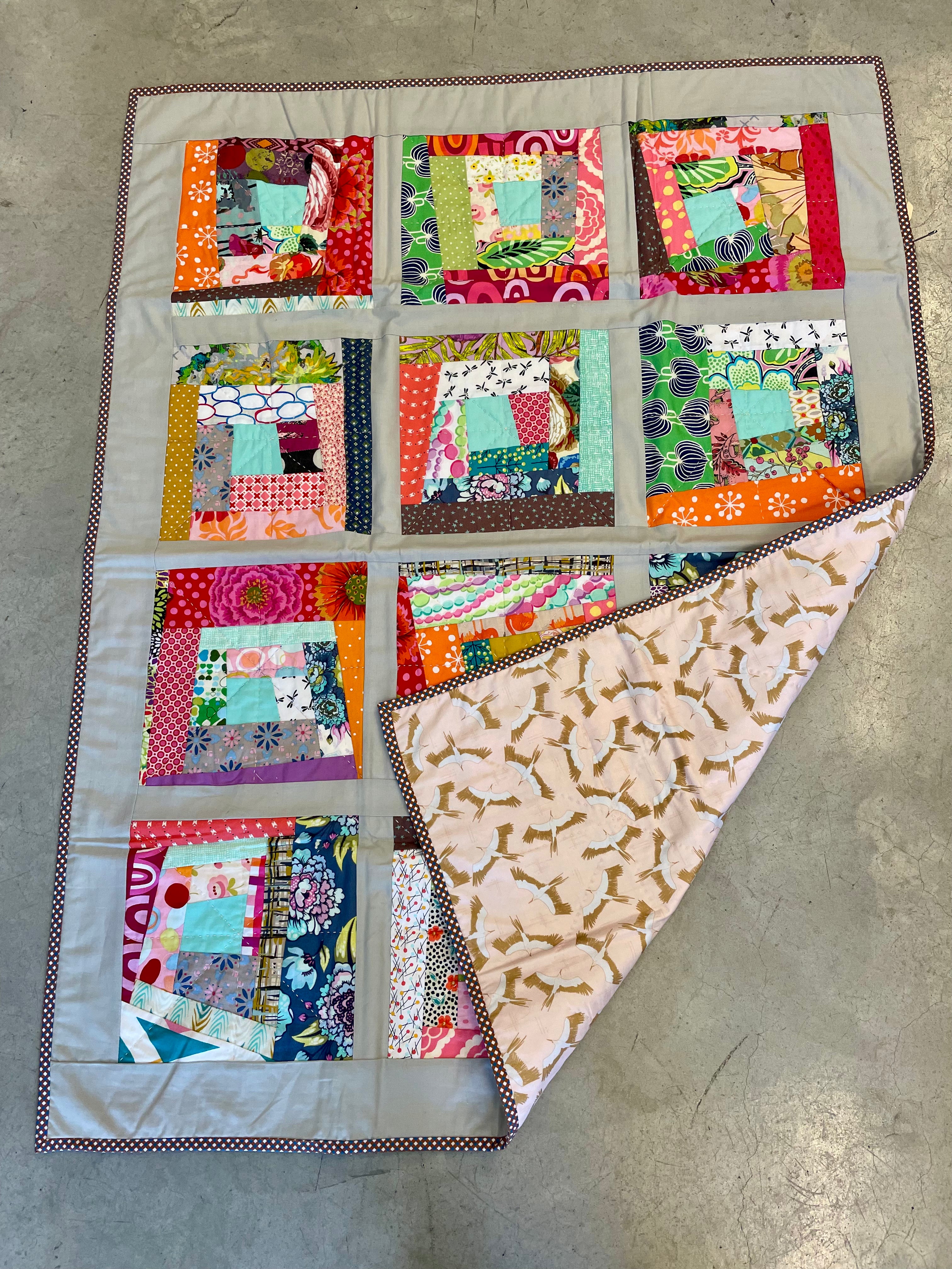 The Selvedge Society Bespoke Throw Size Quilt