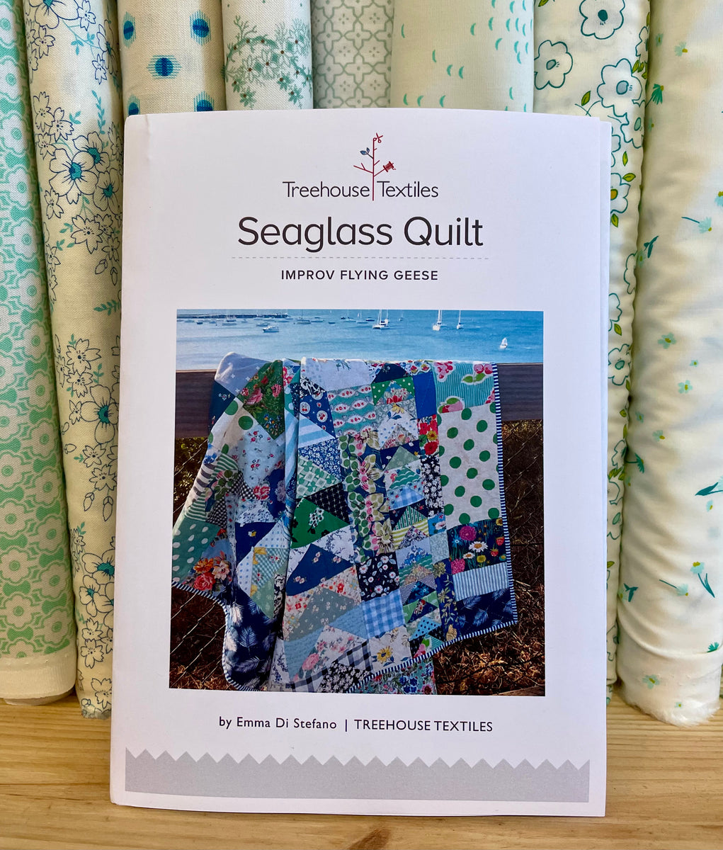 Treehouse Textiles Treehouse Textiles/ Seaglass Quilt Pattern – The Selvedge Society