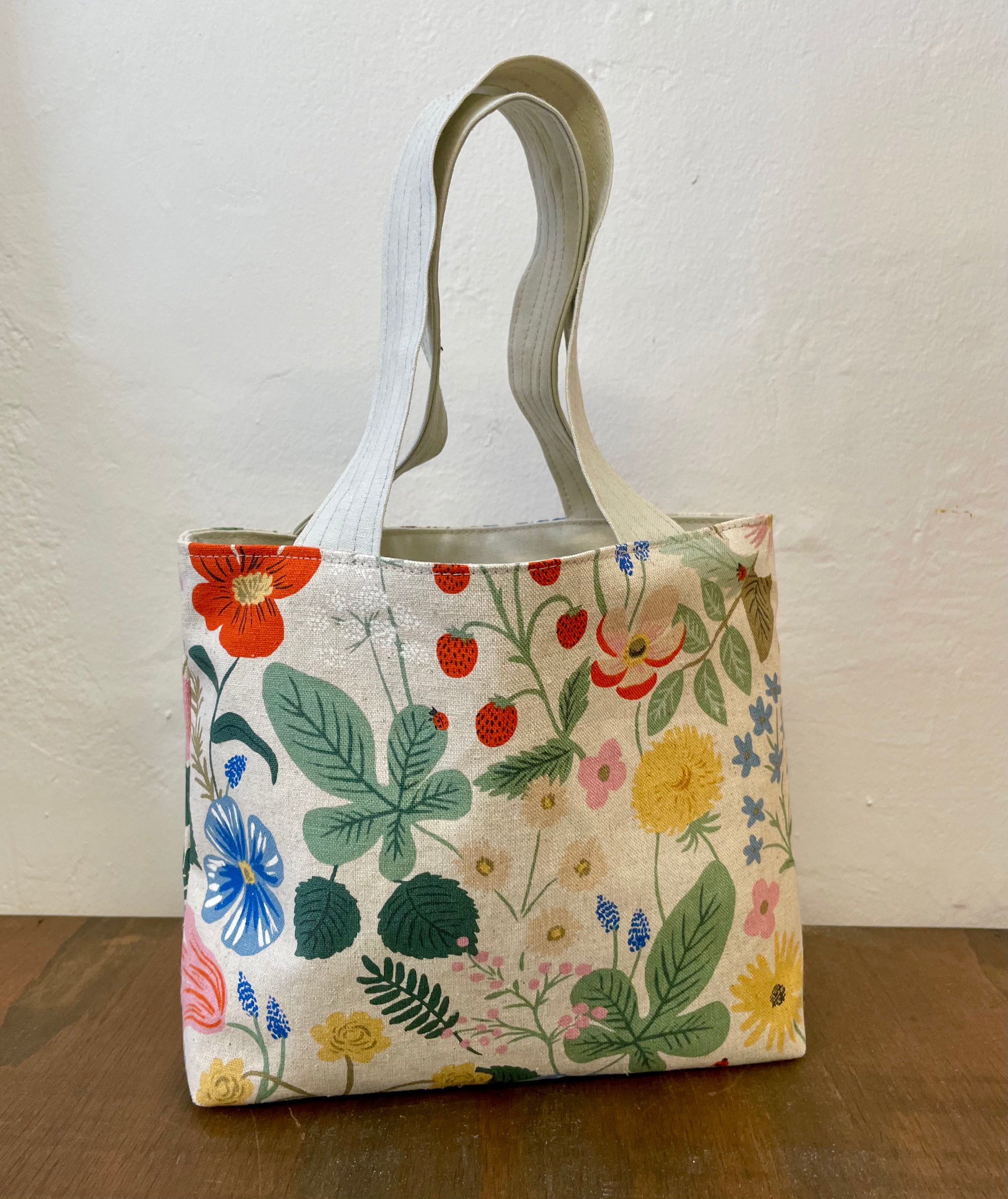 The Selvedge Society Bespoke Strawberry Fields Tote Bag
