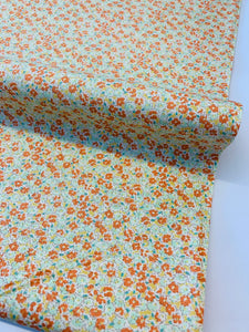 Orange Sorbet Floral by Sevenberry