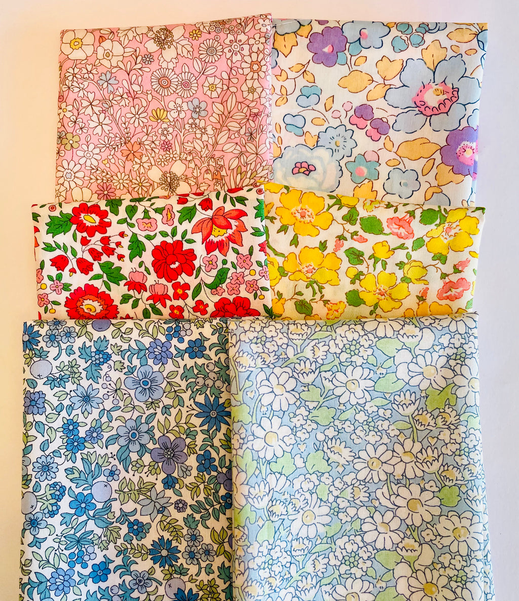 Liberty Kaleidoscope Florals Tana Lawn Fat 16th Bundle