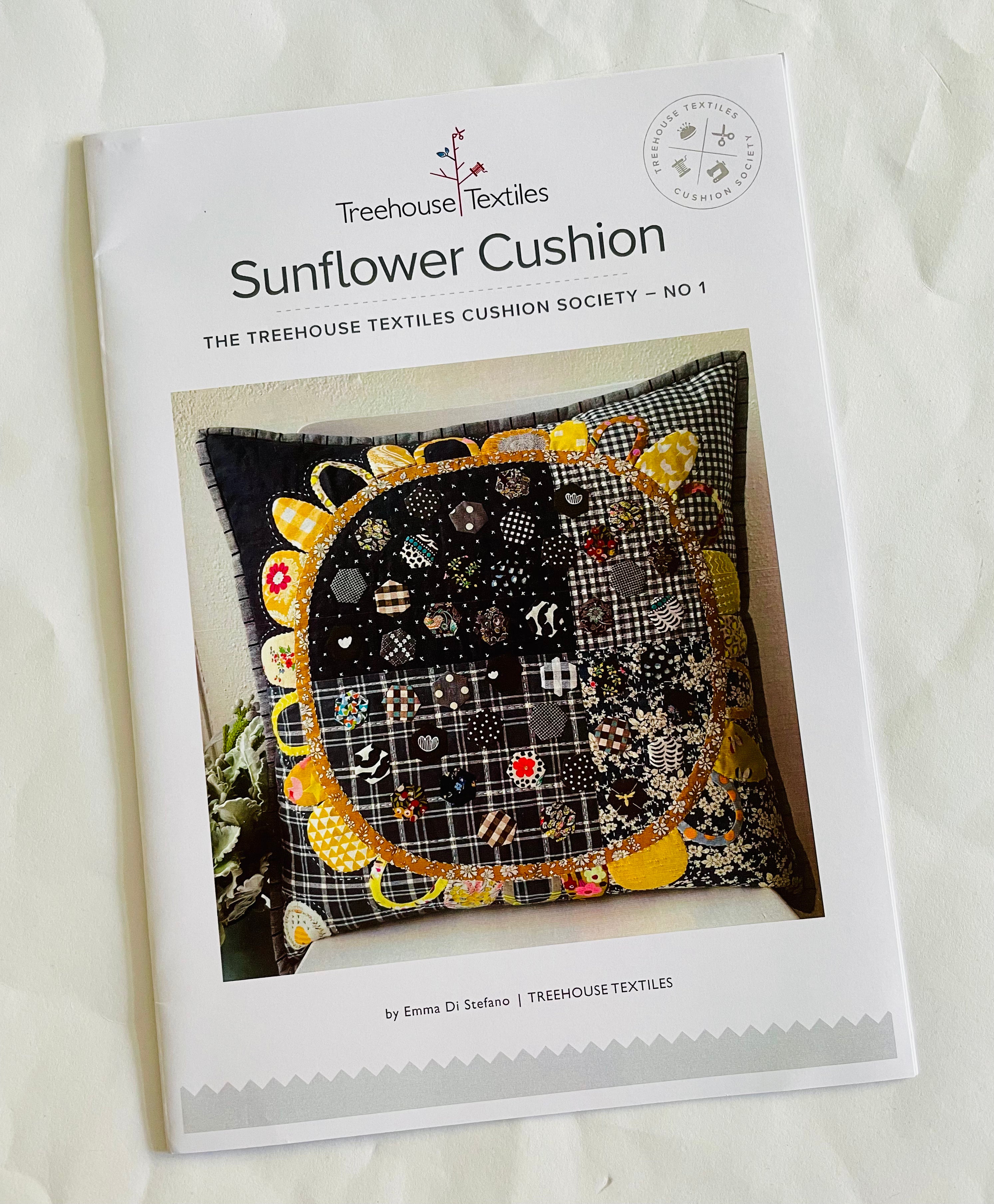 Treehouse Textiles Sunflower Cushion Pattern