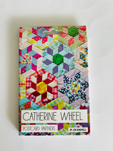 Catherine Wheel Postcard Partners by Jen Kingwell