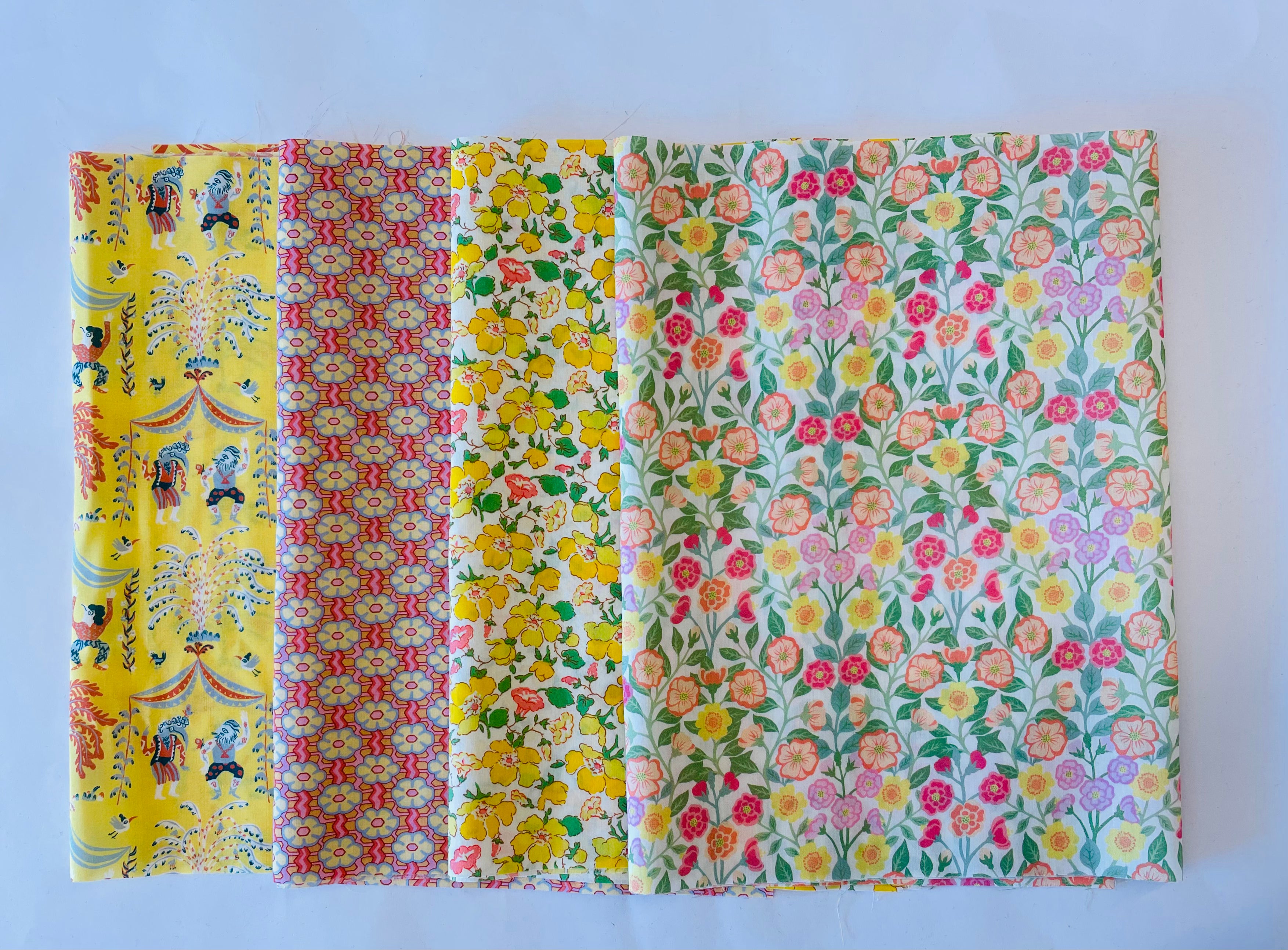 Liberty Tana Lawn SS25 RETOLD Fat 8ths Bundle Yellows