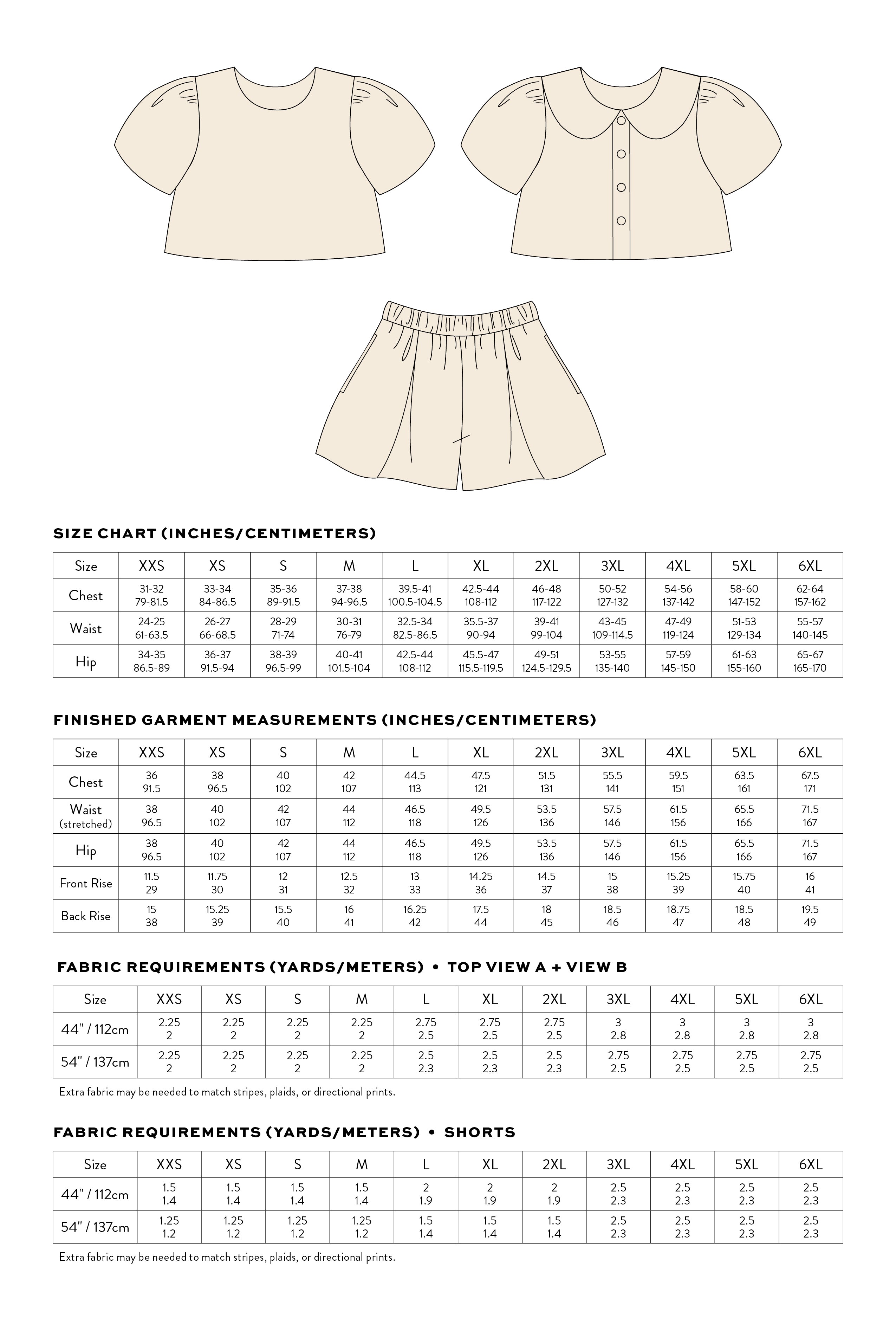 Matchy Matchy Sewing Club/ High Tide Set PDF