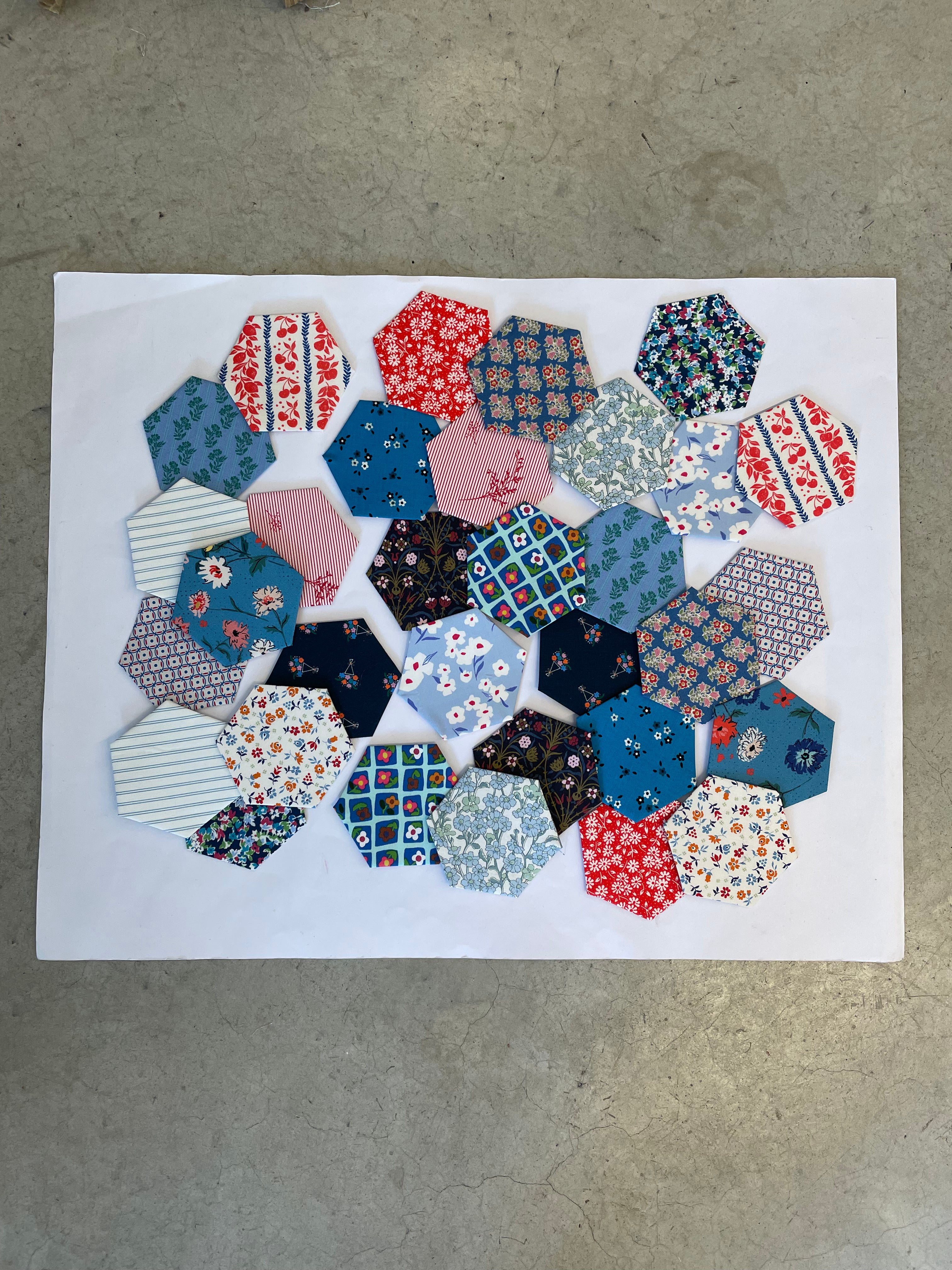 Pre Covered 2" EPP Hexagons Pack