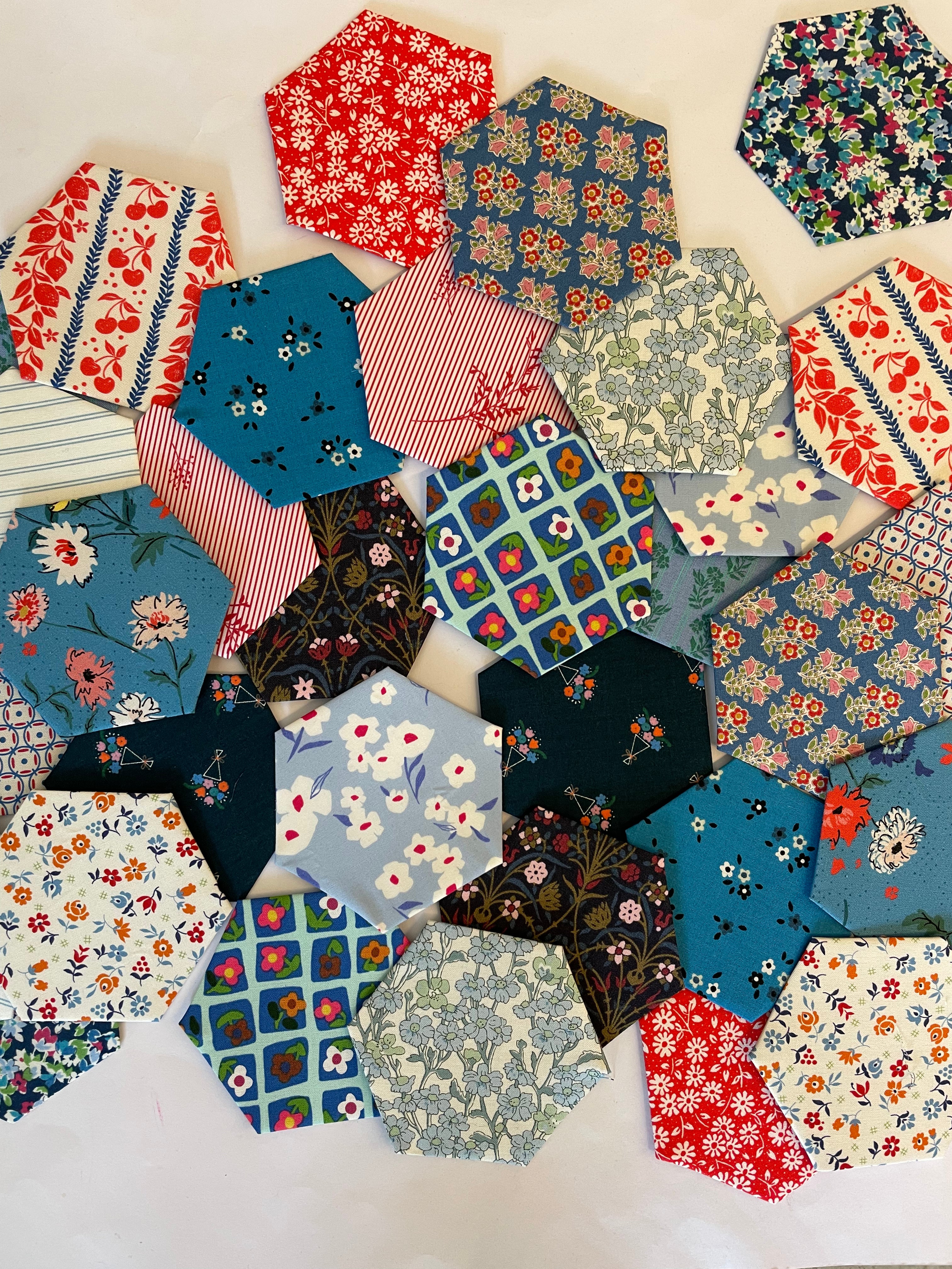 Pre Covered 2" EPP Hexagons Pack