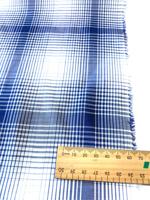 GRID: Japanese cotton check voile
