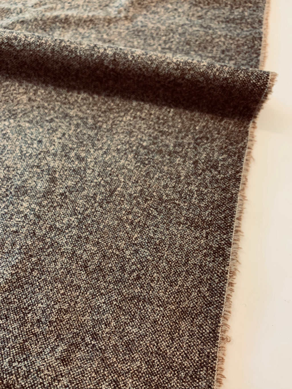 PEPPERY wool mix fabric/ DEADSTOCK