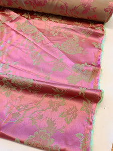 DUCHESS: Satin Jacquard in Pink