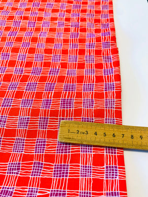 Kaffe Fassett/ August 2023 Gingham in Red