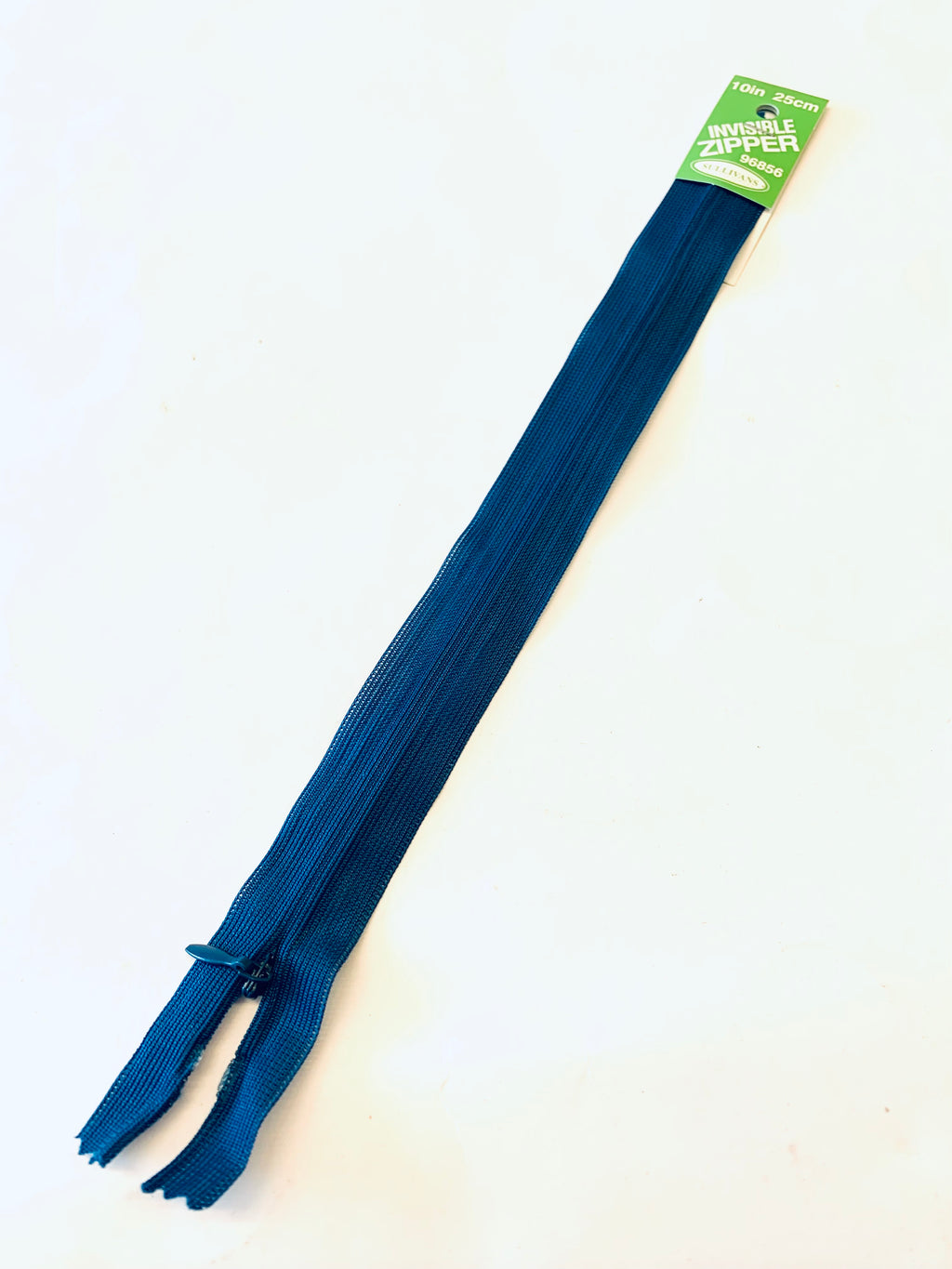 Sullivans 25cm Invisible Zipper: Mid Blue