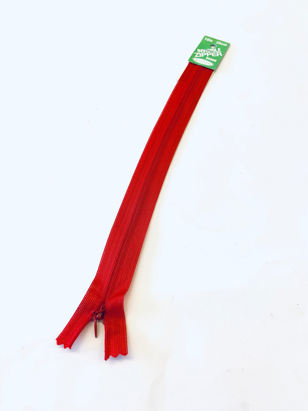 Sullivans 25cm Invisible Zipper: Red