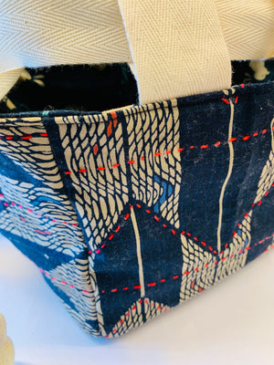 Japanese Drawstring Quilted Rice Bag
