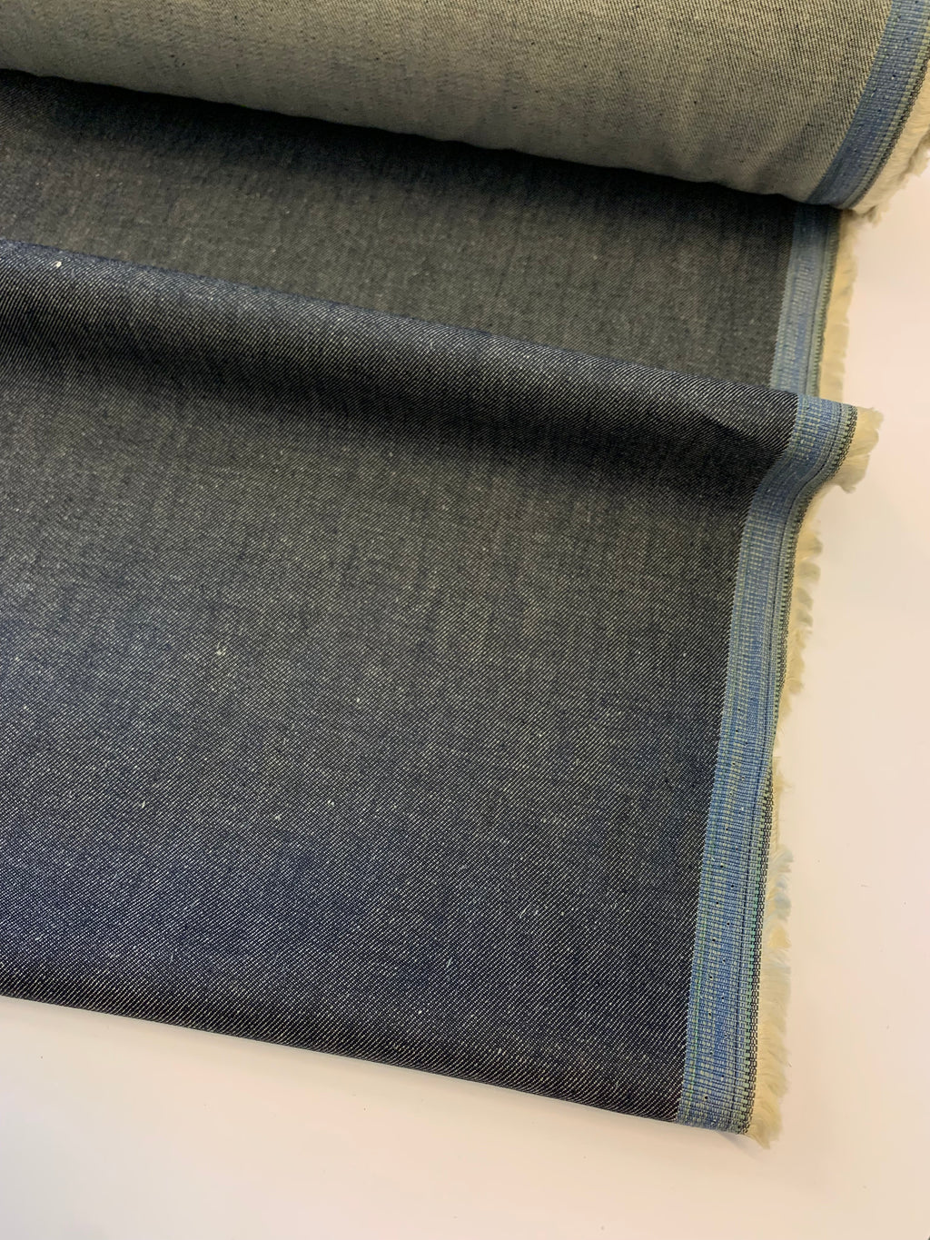 BERETTA/ Organic Cotton & Hemp Twill in Navy