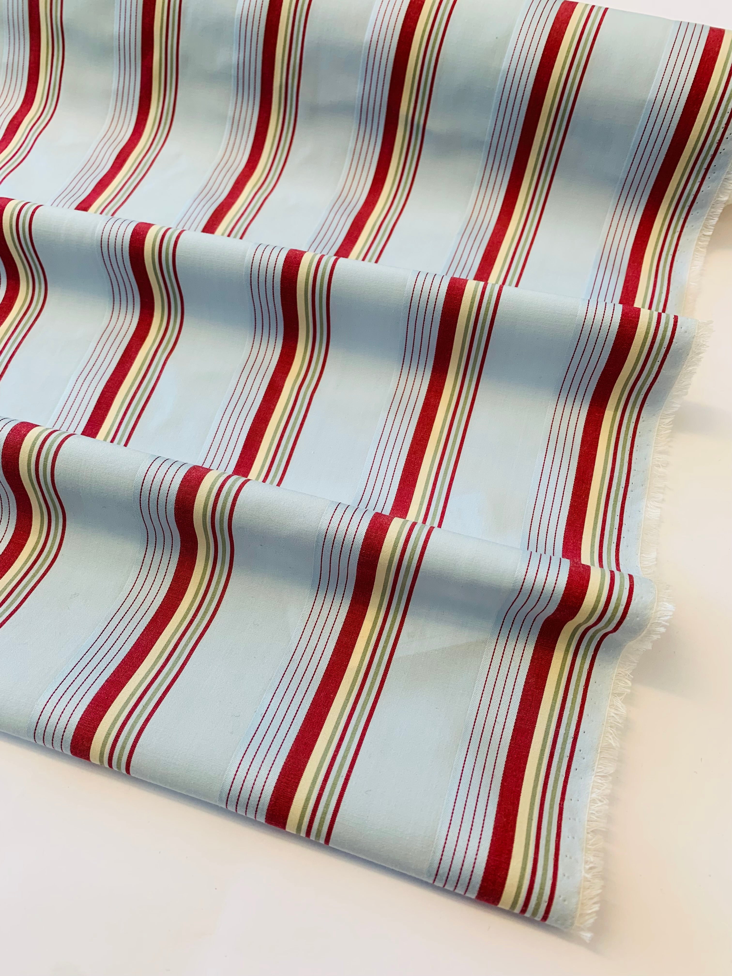 SKYLARK/ Japanese Cotton Cupro stripe