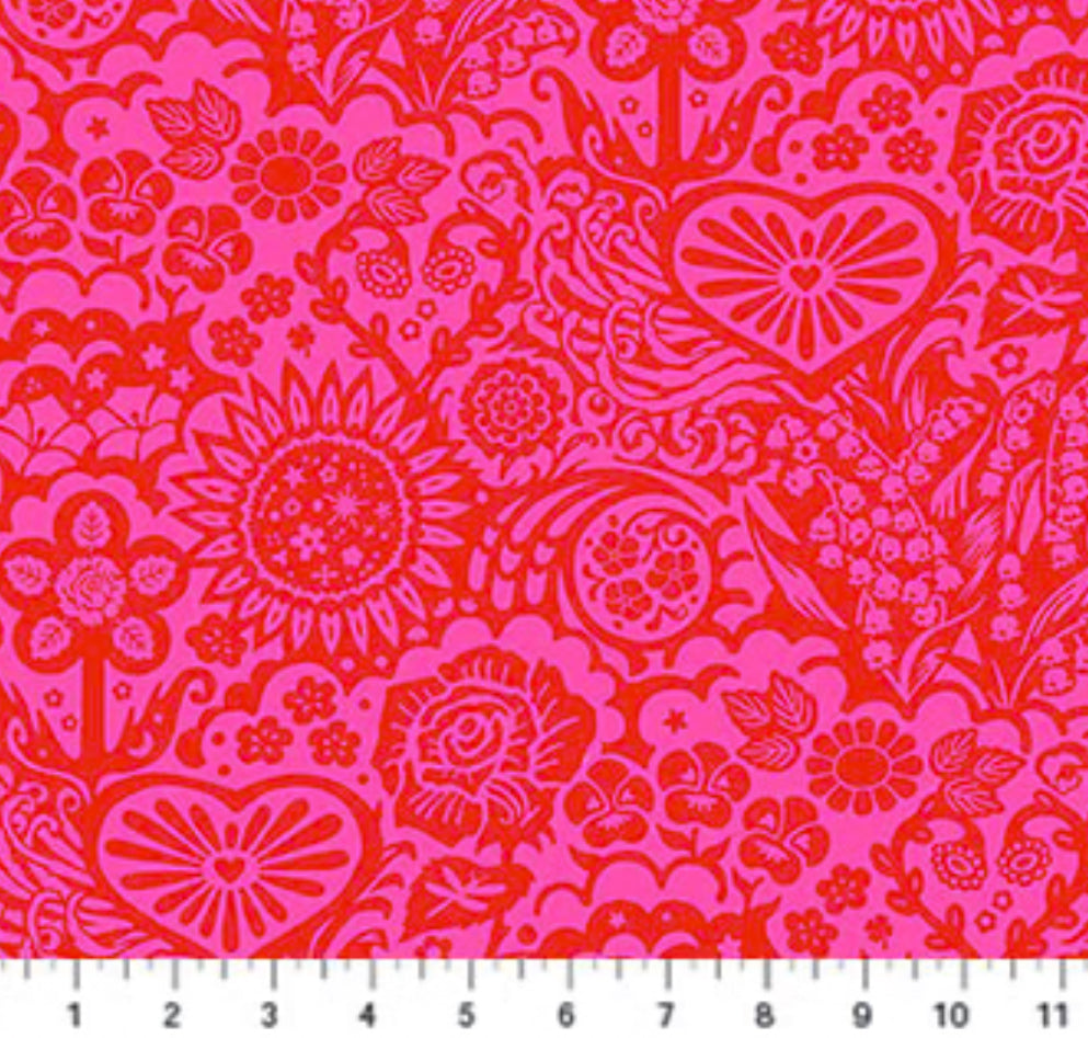 Anna Maria Textiles Yesterday/ Valentine in Big Heaven