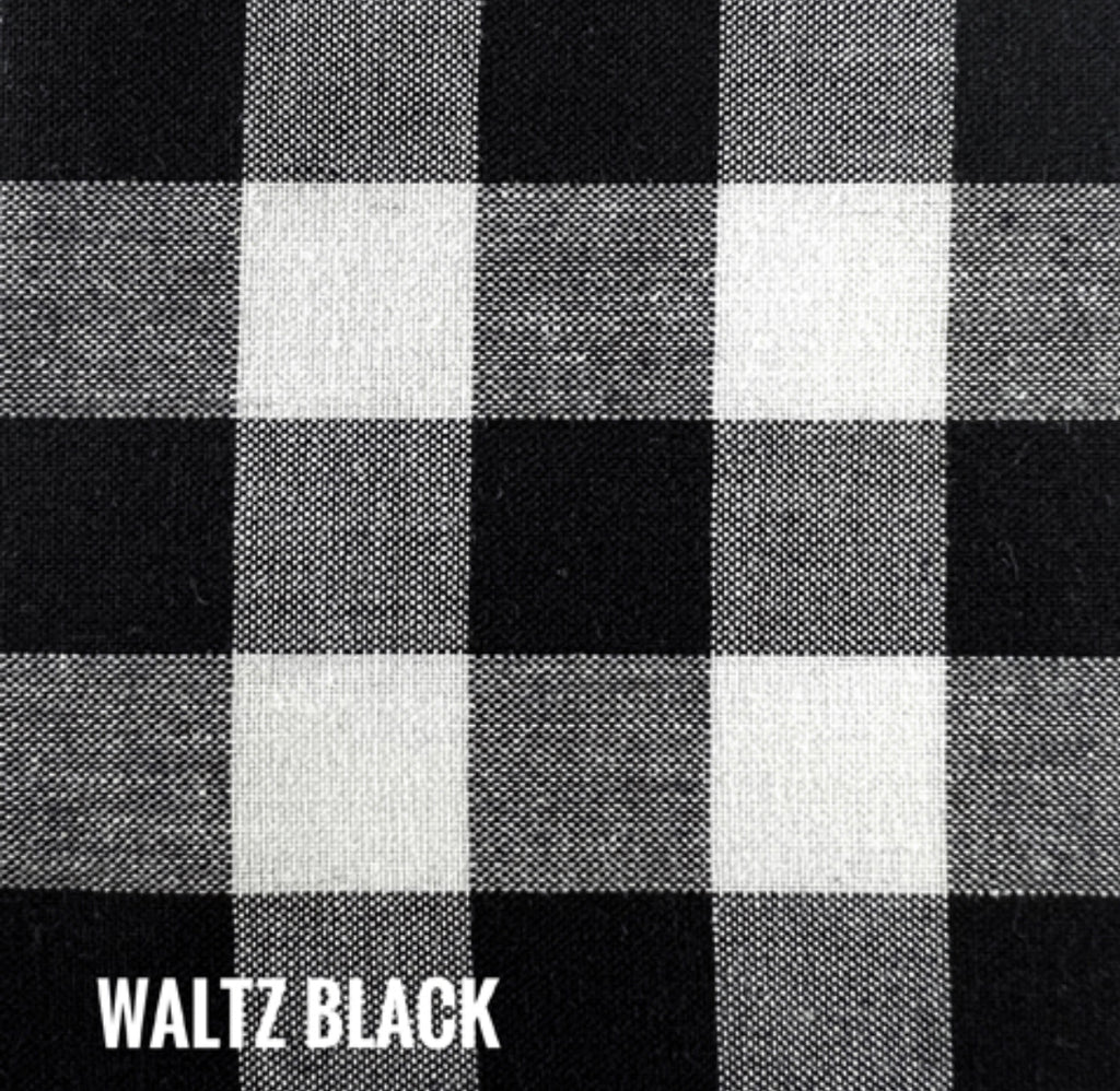 Fabric Journey & Co: Check/ Waltz Black