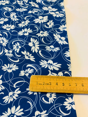 Robert Kaufman/ Daisy’s Bluework in Navy