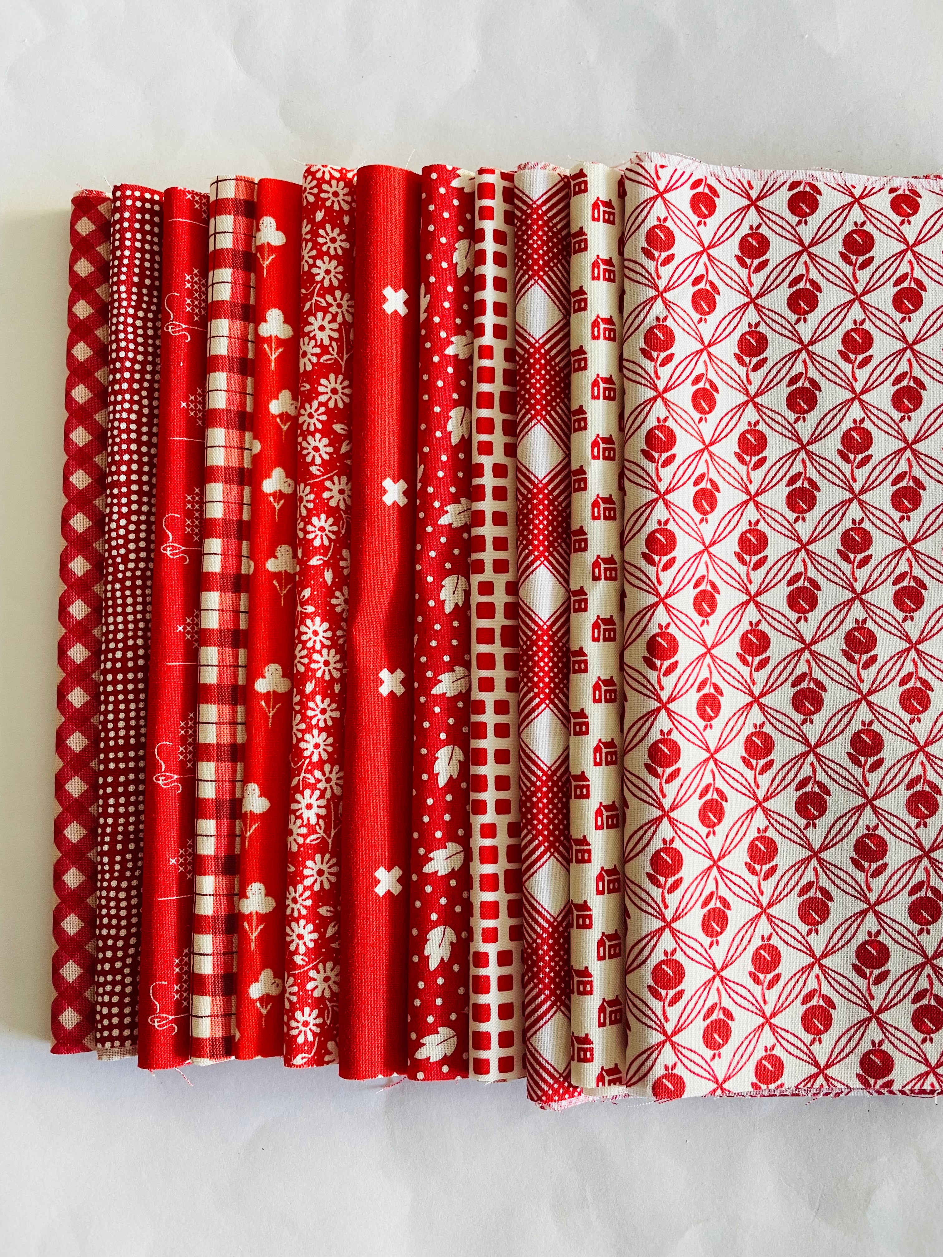 Classic Red & White Fat 8th Bundle