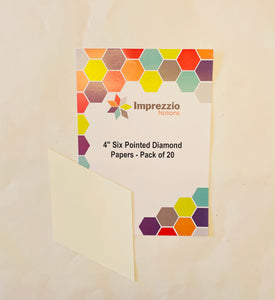 Imprezzio 4” Six Pointed Diamond Papers