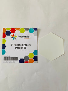 Imprezzio 2” hexagon papers
