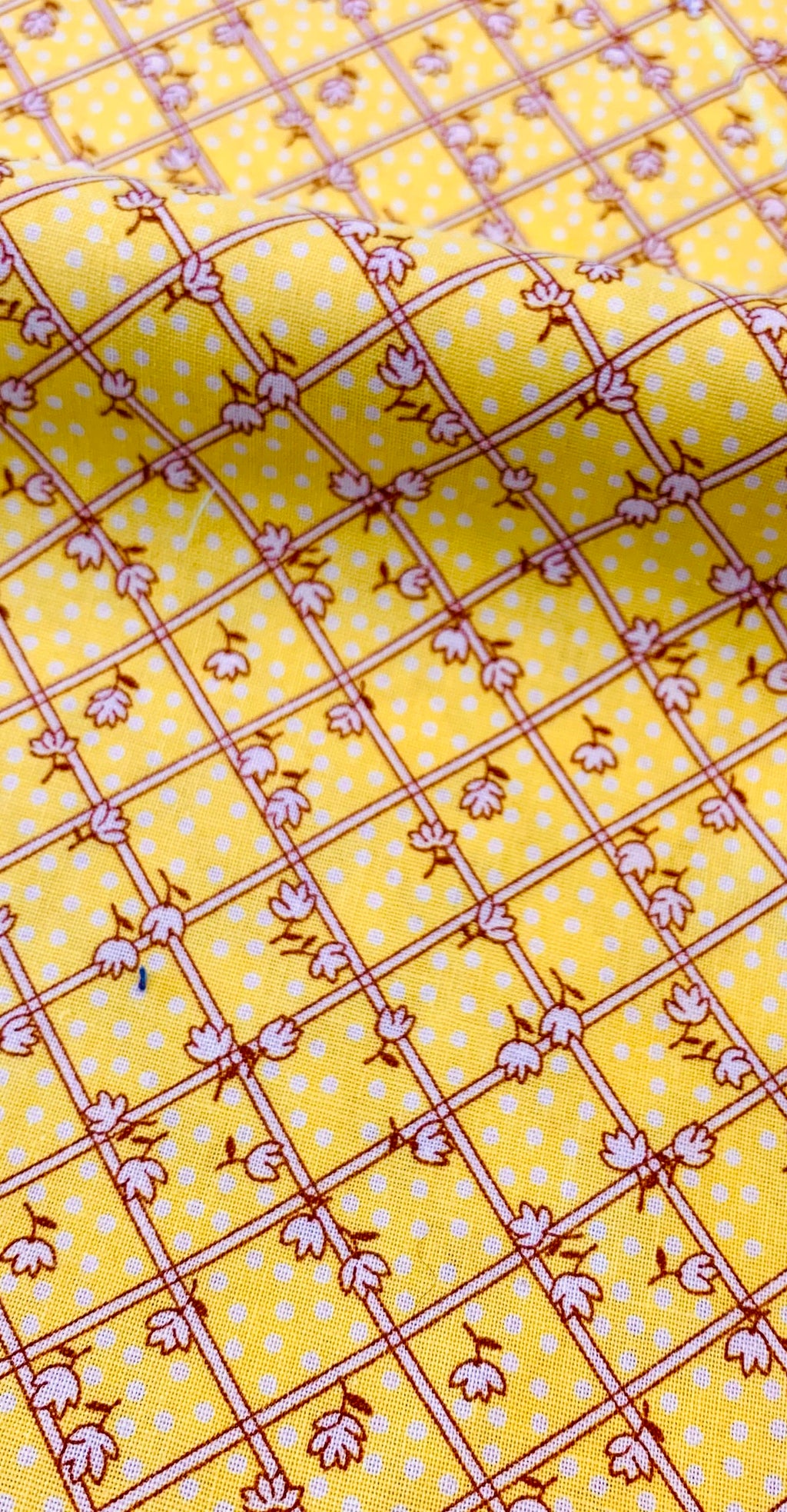 Windham Fabrics: Storybook Check in yellow