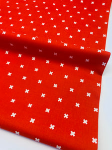 Cotton and Steel Basics xoxo: Red