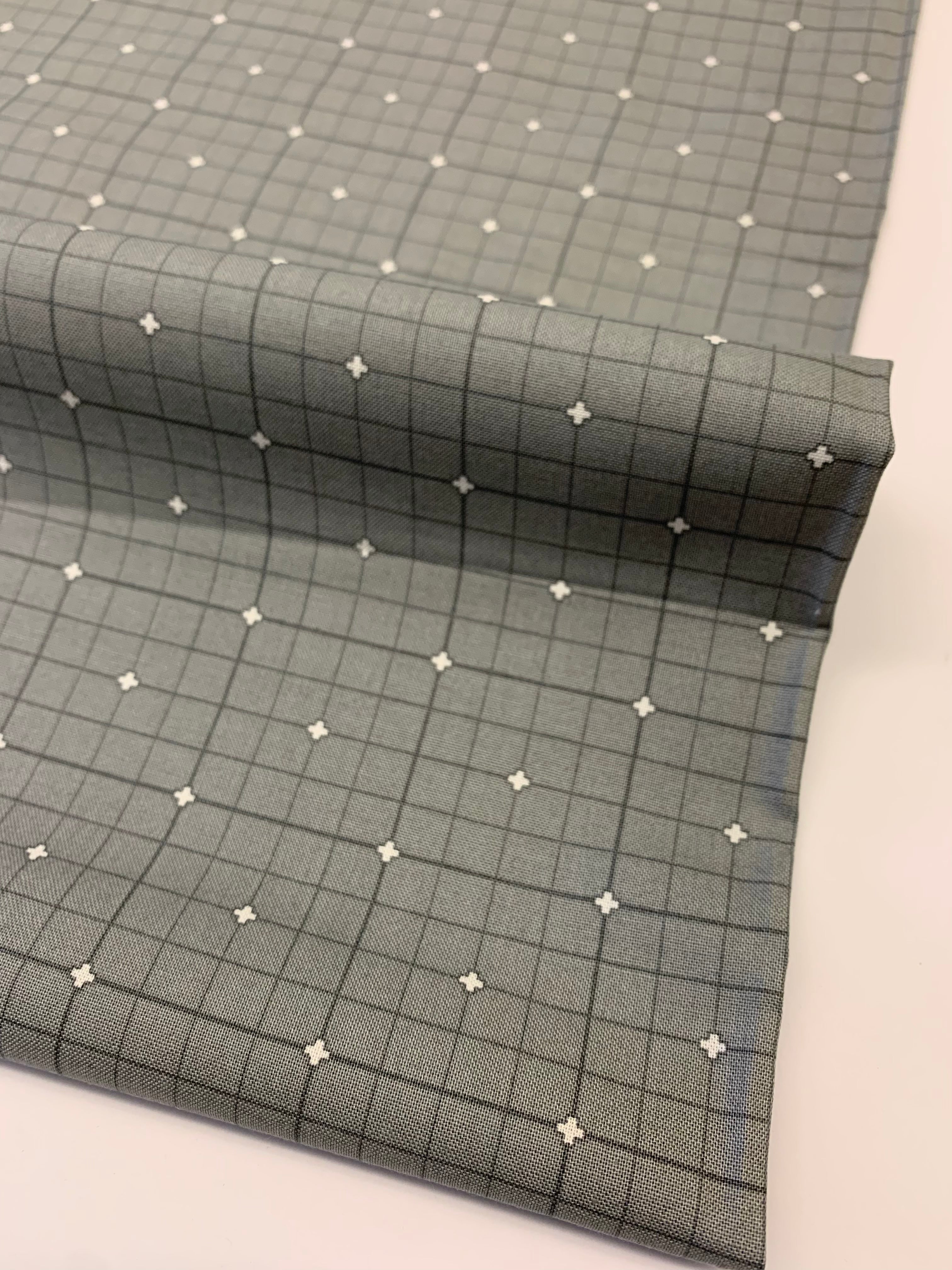 Figo Fabrics Serenity Basics in Grid Gray