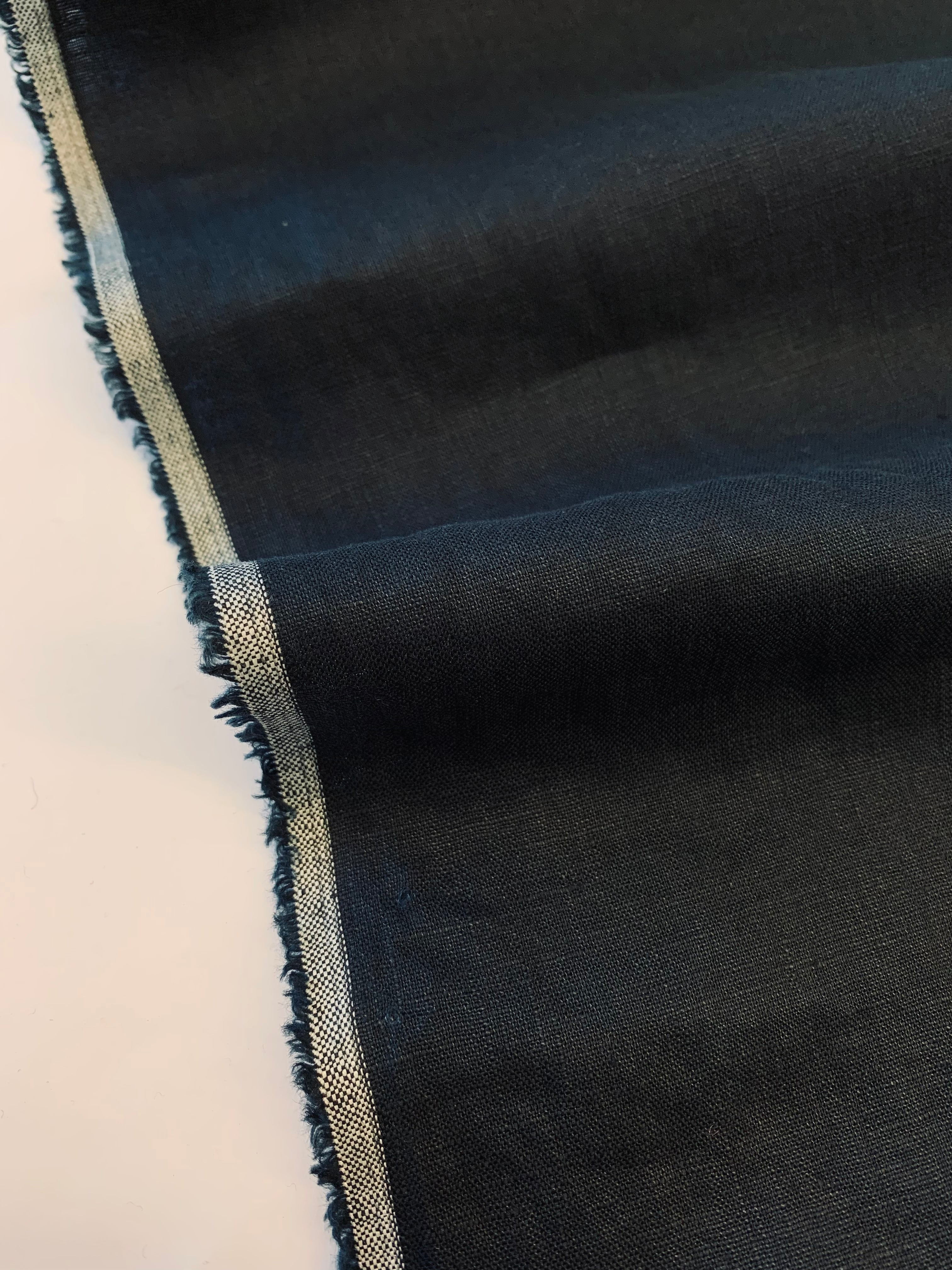 Newport/ Bio wash linen in black