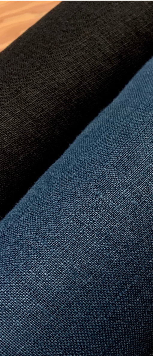 Heavy Weight Linen: Black