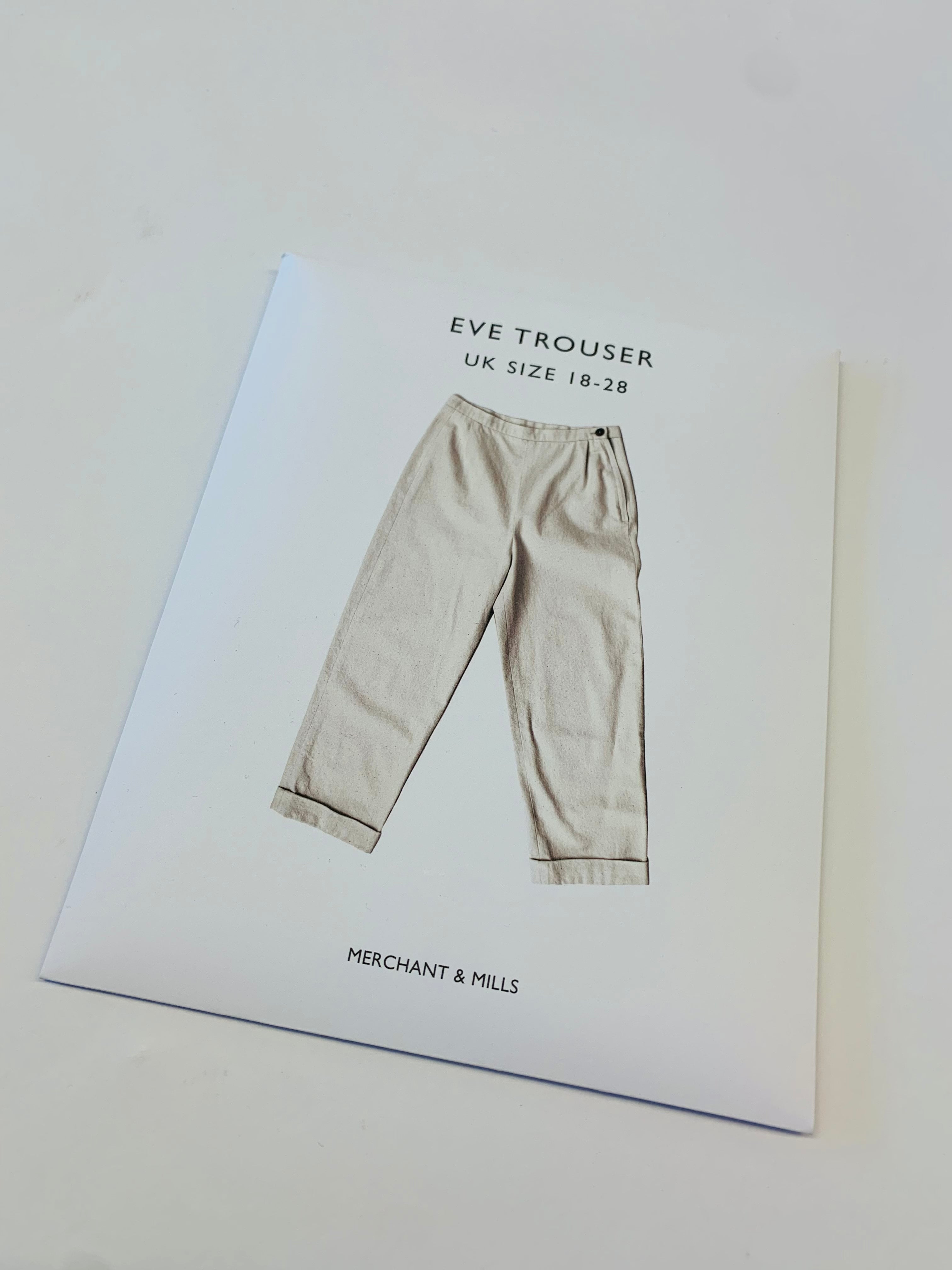 Merchant & Mills Eve Trouser Paper Sewing Pattern: 18-28